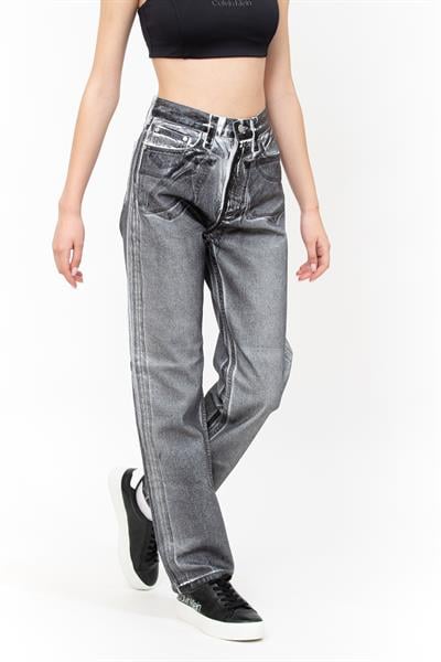 Calvin Klein High Rise Straight Kadın Jean Pantolon