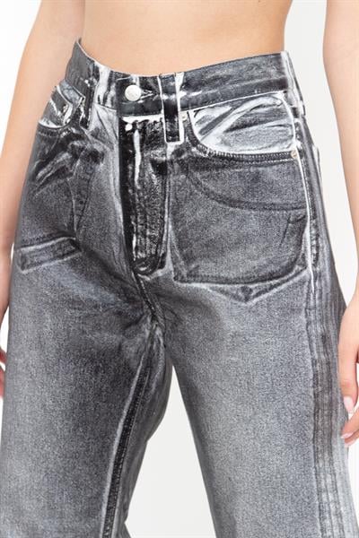 Calvin Klein High Rise Straight Kadın Jean Pantolon