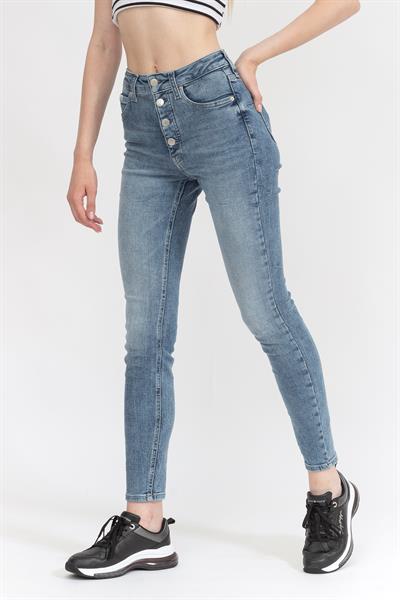 Calvin Klein High Rise Straight Kadın Jean Pantolon