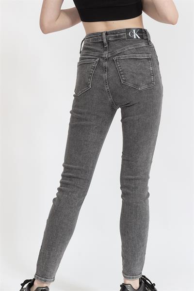 Calvin Klein High Rise Super Skinny Ankle Kadın Jean Pantolon Lacivert