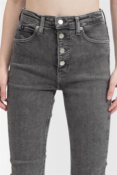 Calvin Klein High Rise Super Skinny Ankle Kadın Jean Pantolon Lacivert