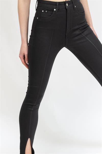 Calvin Klein High Rise Super Skinny Kadın Jean Pantolon Lacivert