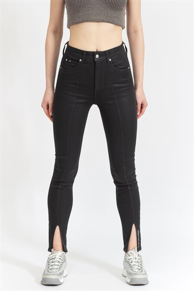 Calvin Klein High Rise Super Skinny Kadın Jean Pantolon Lacivert