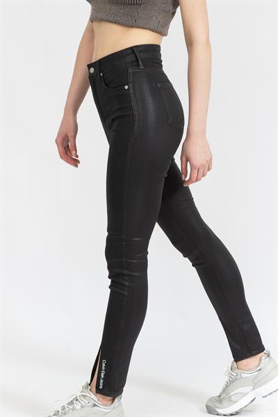 Calvin Klein High Rise Super Skinny Kadın Jean Pantolon Lacivert