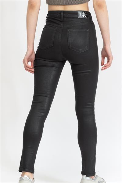 Calvin Klein High Rise Super Skinny Kadın Jean Pantolon Lacivert