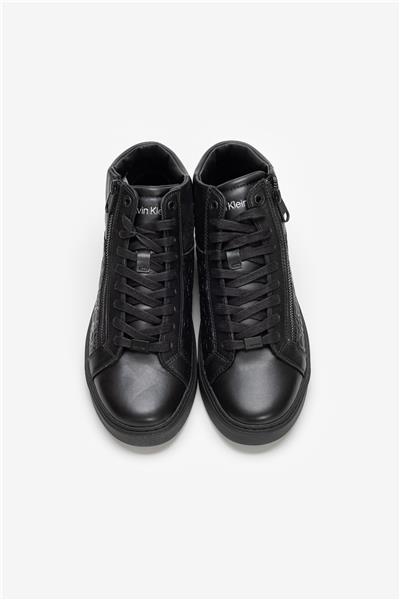 Calvin Klein High Top Lace Up W/Zip Mono Erkek Sneaker