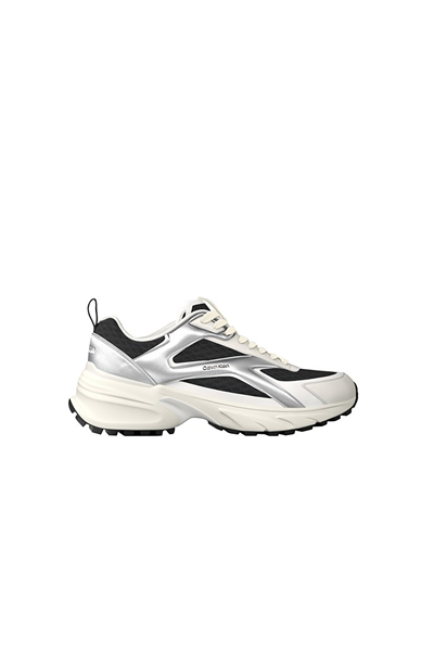 Calvin Klein Hike Run Ckstripe Mesh Met Kadın Sneaker Siyah