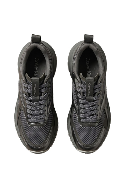Calvin Klein Hike Runn Ck Stripe Mesh-Lth Met Kadın Sneaker Gri