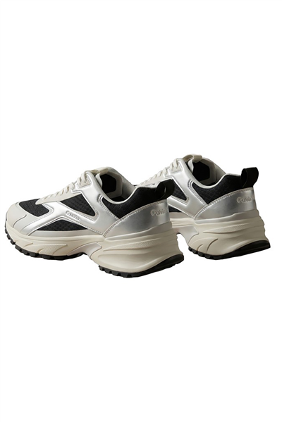 Calvin Klein Hike Runner Ckstripe Met Mix Mat Erkek Sneaker Siyah