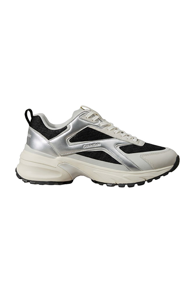 Calvin Klein Hike Runner Ckstripe Met Mix Mat Erkek Sneaker Siyah
