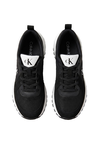 Calvin Klein Hike Runner Lace Up Su Mesh Erkek Sneaker Siyah