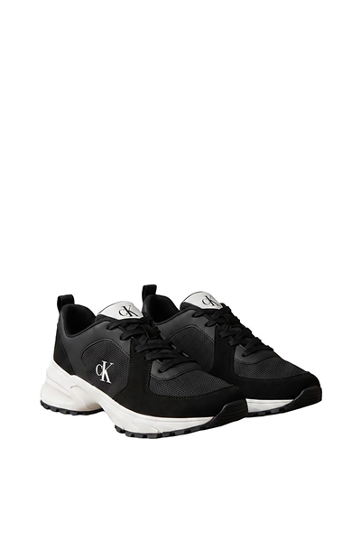 Calvin Klein Hike Runner Lace Up Su Mesh Erkek Sneaker Siyah