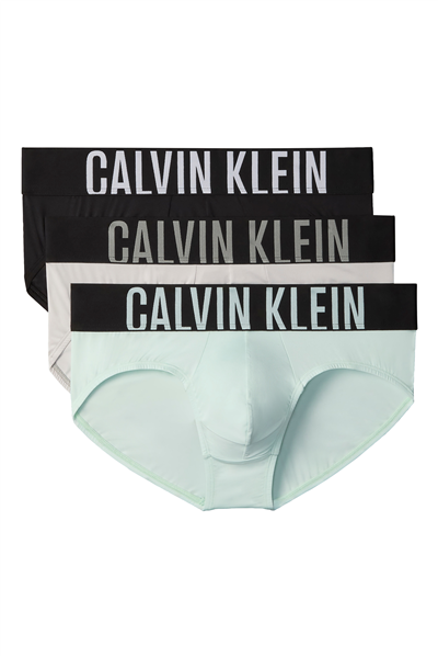 Calvin Klein Hip Brief 3Pk Erkek 3lü Boxer Yeşil