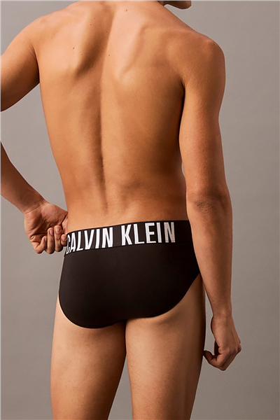 Calvin Klein Hip Brief 3Pk Erkek 3lü Boxer Siyah