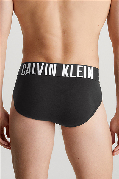 Calvin Klein Hip Brief 3Pk Erkek 3lü Boxer Siyah