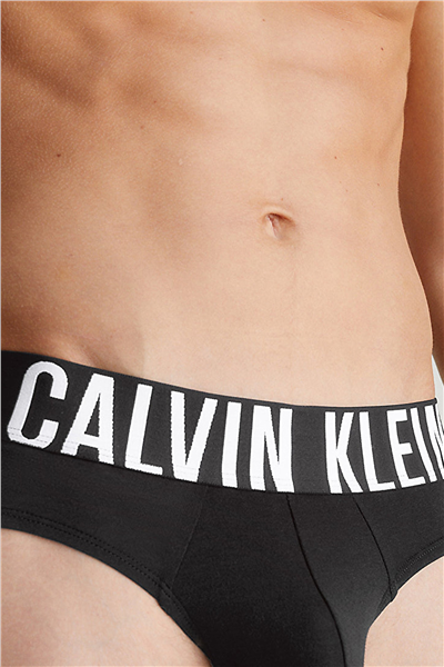 Calvin Klein Hip Brief 3Pk Erkek 3lü Boxer Siyah