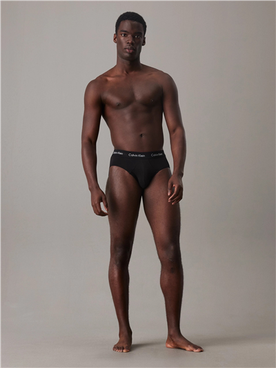 Calvin Klein Hip Erkek 3Lü Slip Siyah