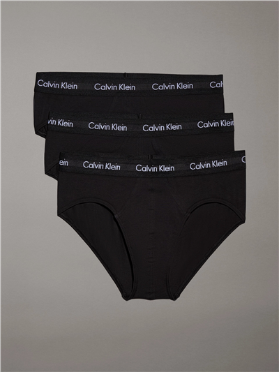 Calvin Klein Hip Erkek 3Lü Slip Siyah
