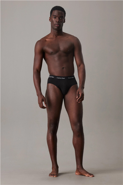 Calvin Klein Hip Erkek 3Lü Slip Siyah