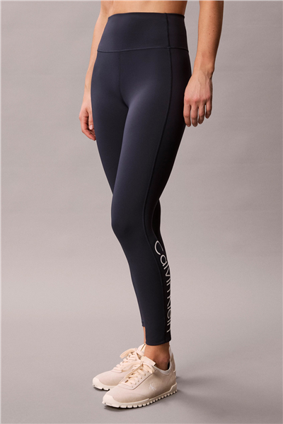 Calvin Klein Icon Sport 7/8 Leggıng Pocket Kadın Tayt Mavi