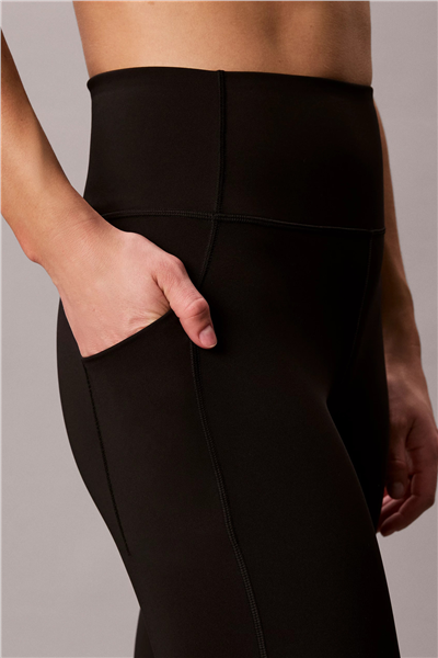 Calvin Klein Icon Sport 7/8 Leggıng Pocket Kadın Tayt Siyah