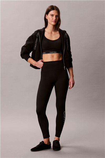 Calvin Klein Icon Sport 7/8 Leggıng Pocket Kadın Tayt Siyah