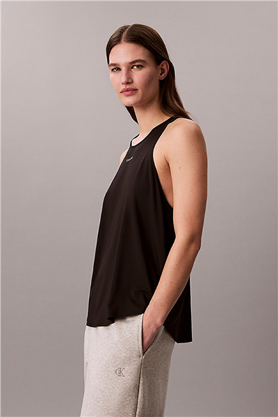Calvin Klein Icon Sport Actıve Tank Kadın Kolsuz T-Shirt Siyah