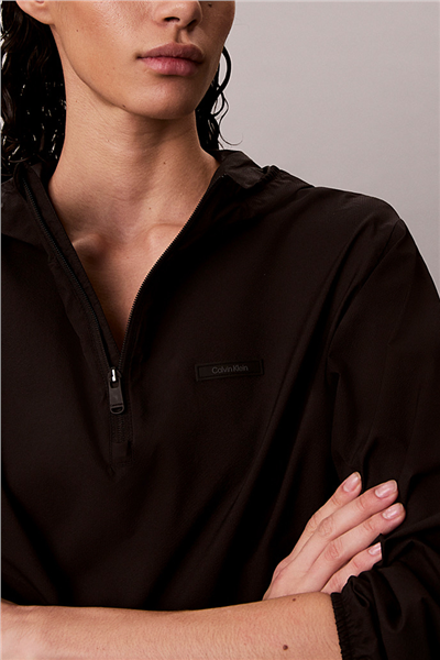 Calvin Klein Icon Sport Wınd Jacket Kadın Rüzgarlık Siyah