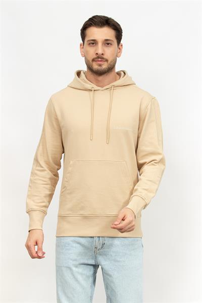 Calvin Klein Institutional Erkek Kapüşonlu Sweatshirt
