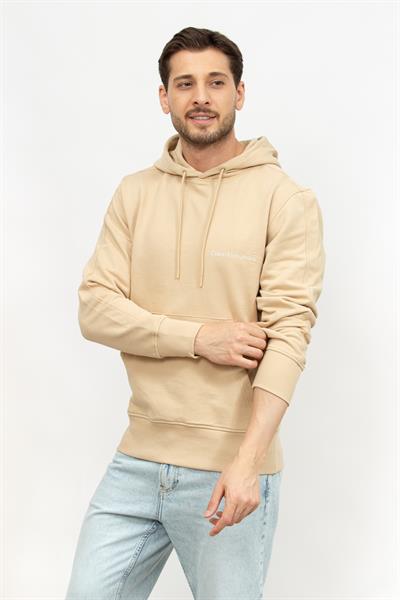 Calvin Klein Institutional Erkek Kapüşonlu Sweatshirt