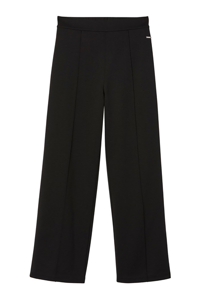 Calvin Klein Interlock Wıde Leg Pull On Pant Kadın Pantolon Siyah
