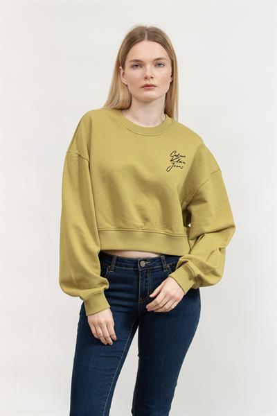 Calvin Klein Kadın Bisiklet Yaka Sweatshirt