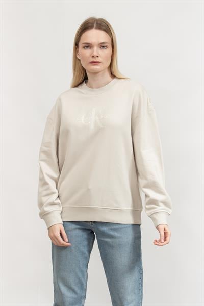 Calvin Klein Kadın Bisiklet Yaka Sweatshirt