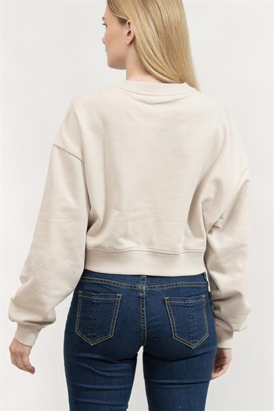 Calvin Klein Kadın Bisiklet Yaka Sweatshirt