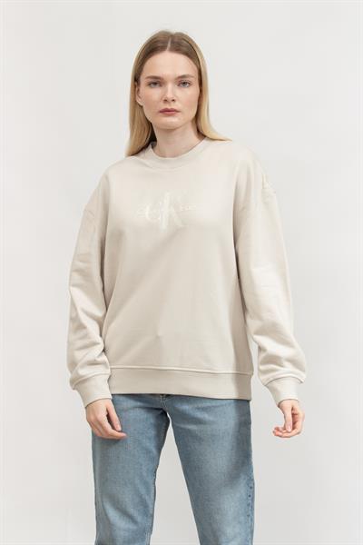 Calvin Klein Kadın Bisiklet Yaka Sweatshirt