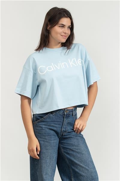 Calvin Klein Kadın Bisiklet Yaka T-Shirt