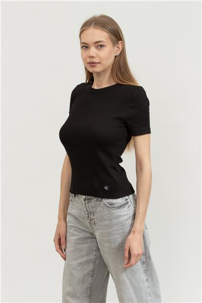 Calvin Klein Kadın Bisiklet Yaka T-Shirt