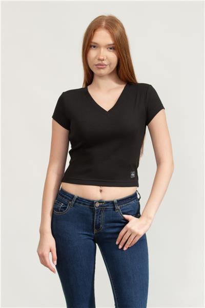 Calvin Klein Kadın Bisiklet Yaka T-Shirt
