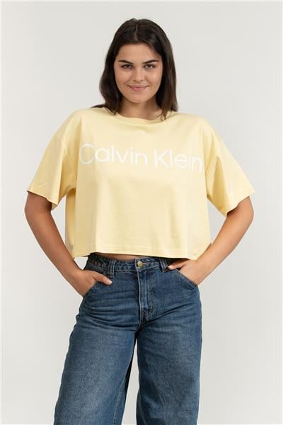 Calvin Klein Kadın Bisiklet Yaka T-Shirt