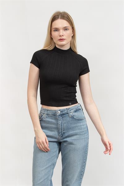 Calvin Klein Kadın Bisiklet Yaka T-Shirt