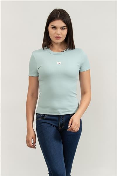 Calvin Klein Kadın Bisiklet Yaka T-Shirt