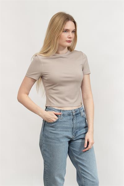 Calvin Klein Kadın Bisiklet Yaka T-Shirt