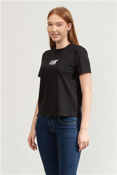 Calvin Klein Kadın Bisiklet Yaka T-Shirt