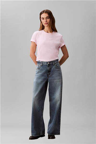 Calvin Klein Kadın Bisiklet Yaka T-Shirt