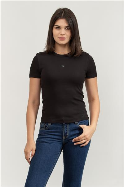 Calvin Klein Kadın Bisiklet Yaka T-Shirt