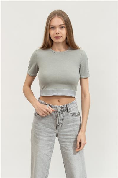 Calvin Klein Kadın Bisiklet Yaka T-Shirt