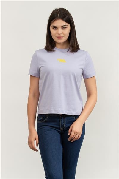 Calvin Klein Kadın Bisiklet Yaka T-Shirt