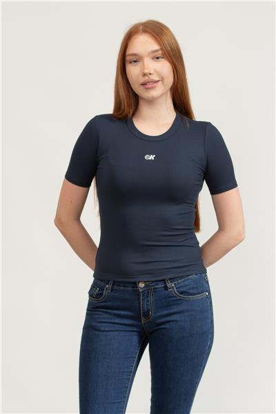 Calvin Klein Kadın Bisiklet Yaka T-Shirt