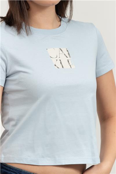 Calvin Klein Kadın Bisiklet Yaka T-Shirt