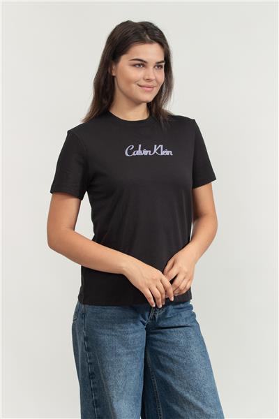 Calvin Klein Kadın Bisiklet Yaka T-Shirt
